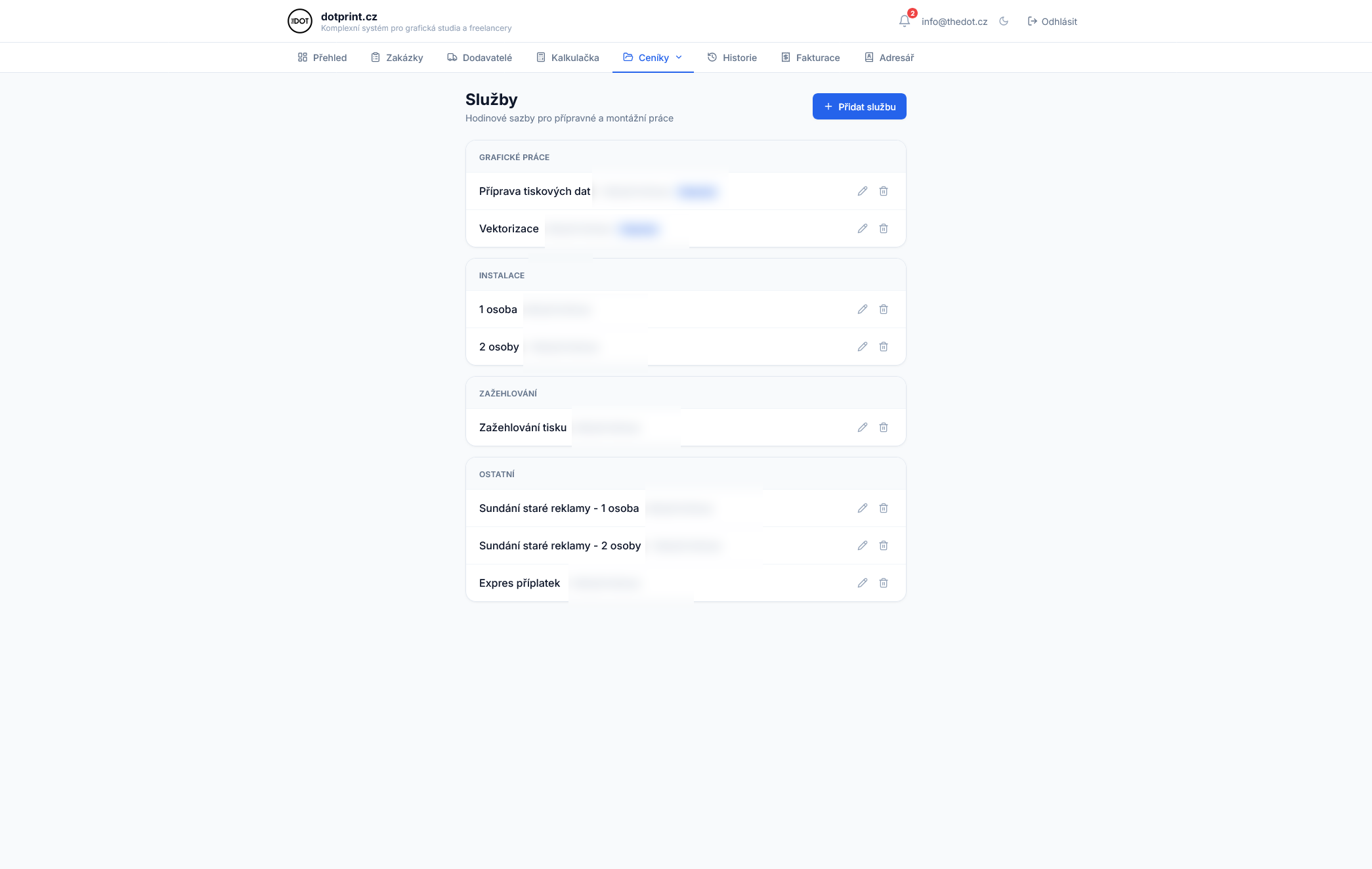 dotprint.cz | Online system pro grafická studia a freelancery