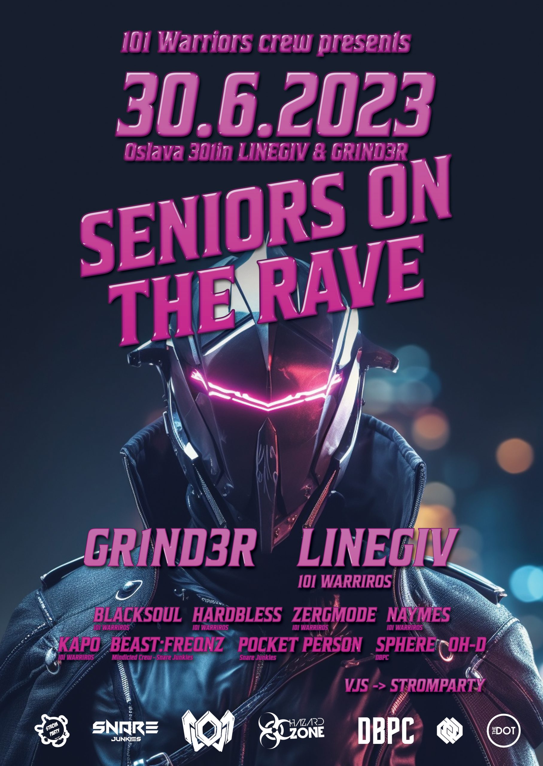 Seniors on rave – plakát